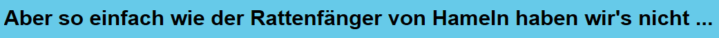 Kopf Rattenfänger